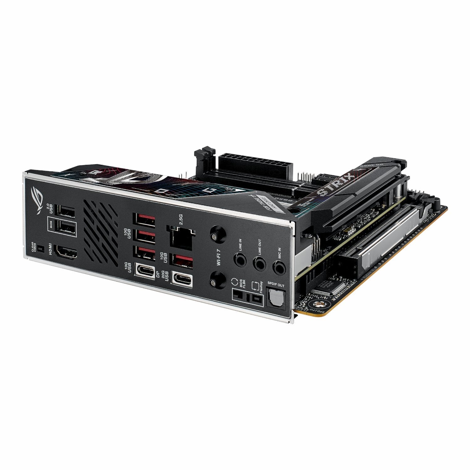 Asus ROG Strix B850-I Gaming WiFi AM5 Mini-ITX Gaming Motherboard | dynacor.co.za