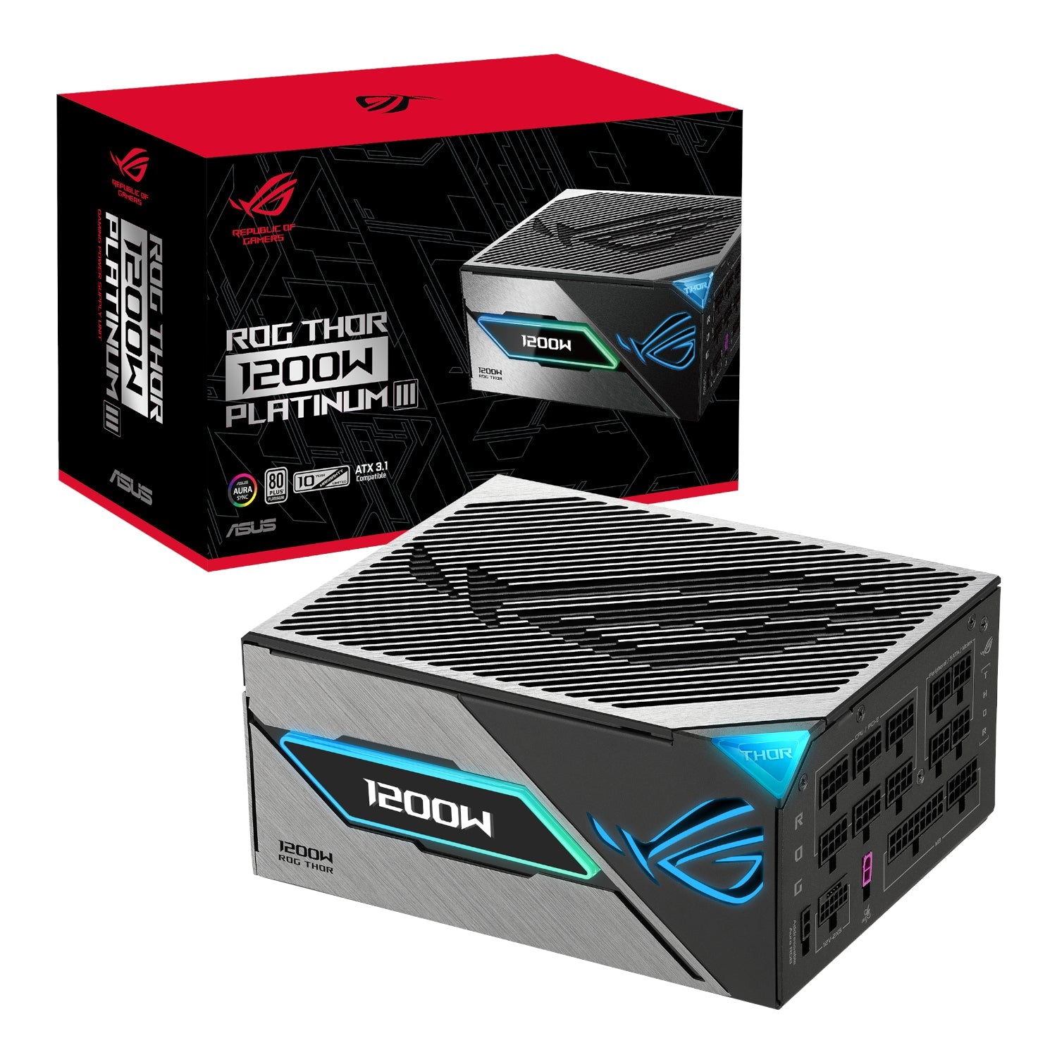 Asus ROG Thor 1200W 80 PLUS Platinum III ATX Modular Power Supply | dynacor.co.za