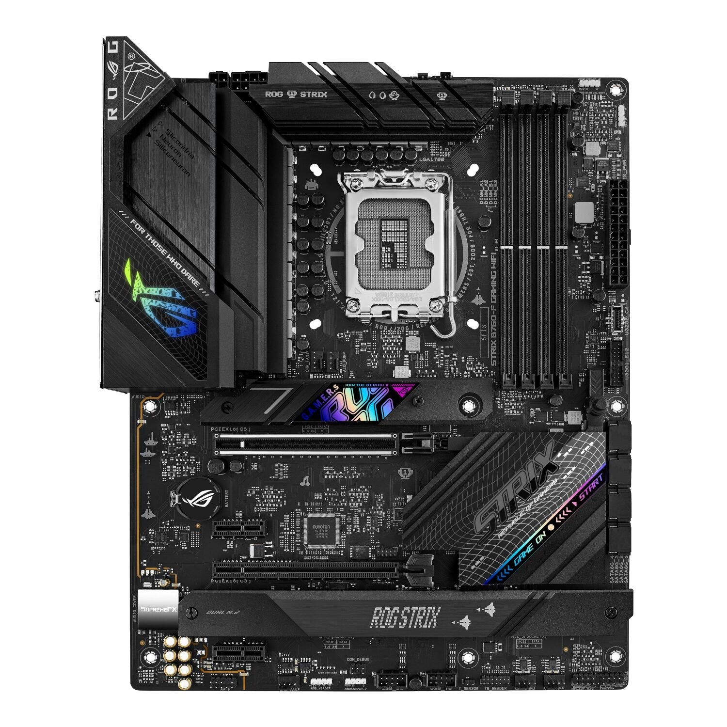 Asus ROG Strix B760-F Gaming WiFi Motherboard - Intel LGA1700 | dynacor.co.za