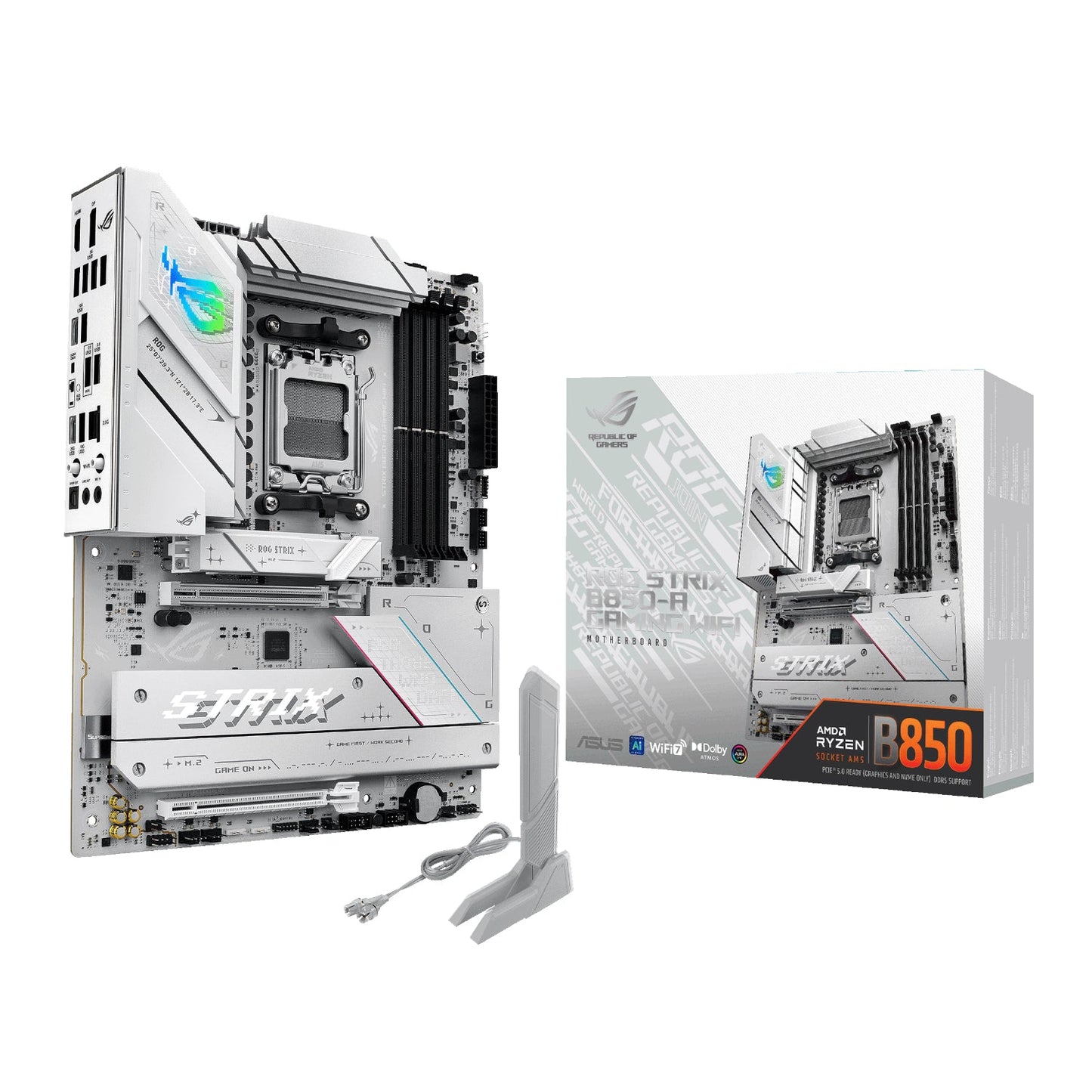 ASUS ROG STRIX B850-A Gaming AM5 ATX Gaming Motherboard | dynacor.co.za