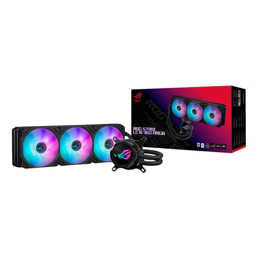 ASUS ROG Strix LC III 360 ARGB Liquid CPU Cooler - Black | dynacor.co.za