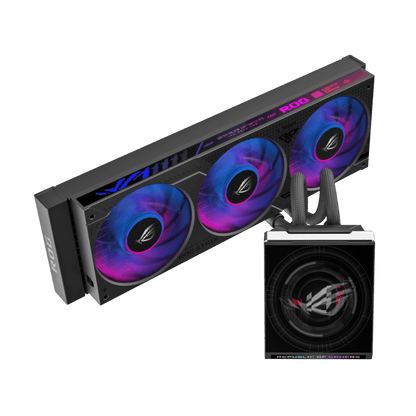 ASUS ROG Strix SLC IV 360 ARGB LCD Liquid CPU Cooler - Black | dynacor.co.za