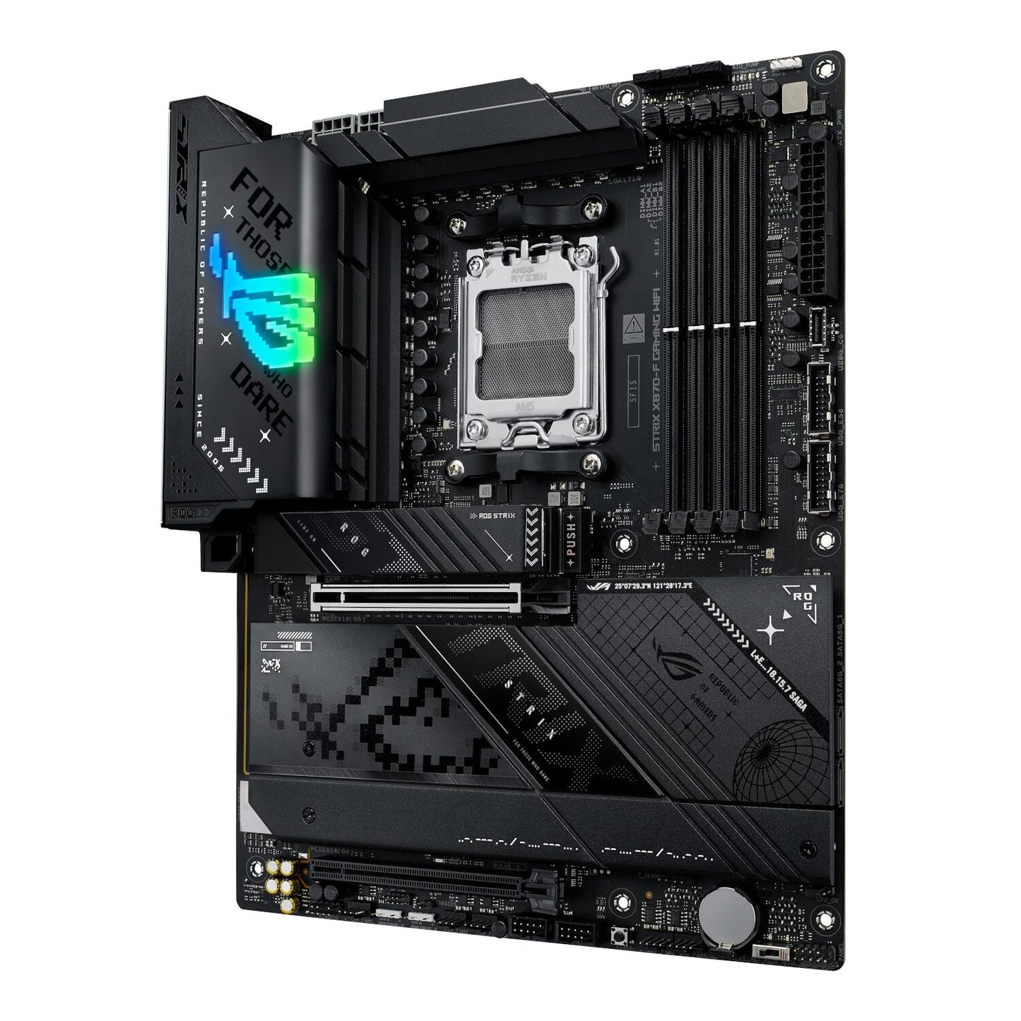 Asus ROG Strix X870-F Gaming WiFi Motherboard - ATX AMD AM5 | dynacor.co.za