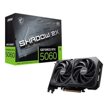 MSI GeForce RTX 5060 SHADOW 2X OC 8GB Graphics Card | dynacor.co.za