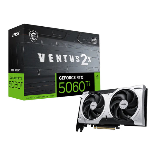 MSI Nvidia GeForce RTX 5060TI VENTUS 2X OC PLUS 8GB Graphics Card | dynacor.co.za
