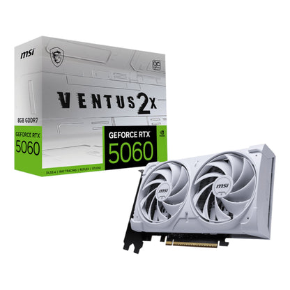 MSI GeForce RTX 5060 VENTUS 2X OC 8GB WHITE | dynacor.co.za