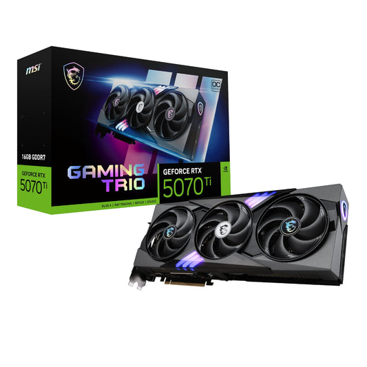 MSI GeForce RTX™ 5070 Ti 16G GAMING TRIO OC Graphics Card | dynacor.co.za