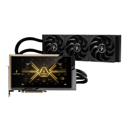 MSI GeForce RTX 5090 32G LIGHTNING Z LCD Liquid Cooled Graphics Card | dynacor.co.za
