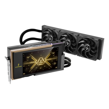 MSI GeForce RTX 5090 32G LIGHTNING Z LCD Liquid Cooled Graphics Card | dynacor.co.za