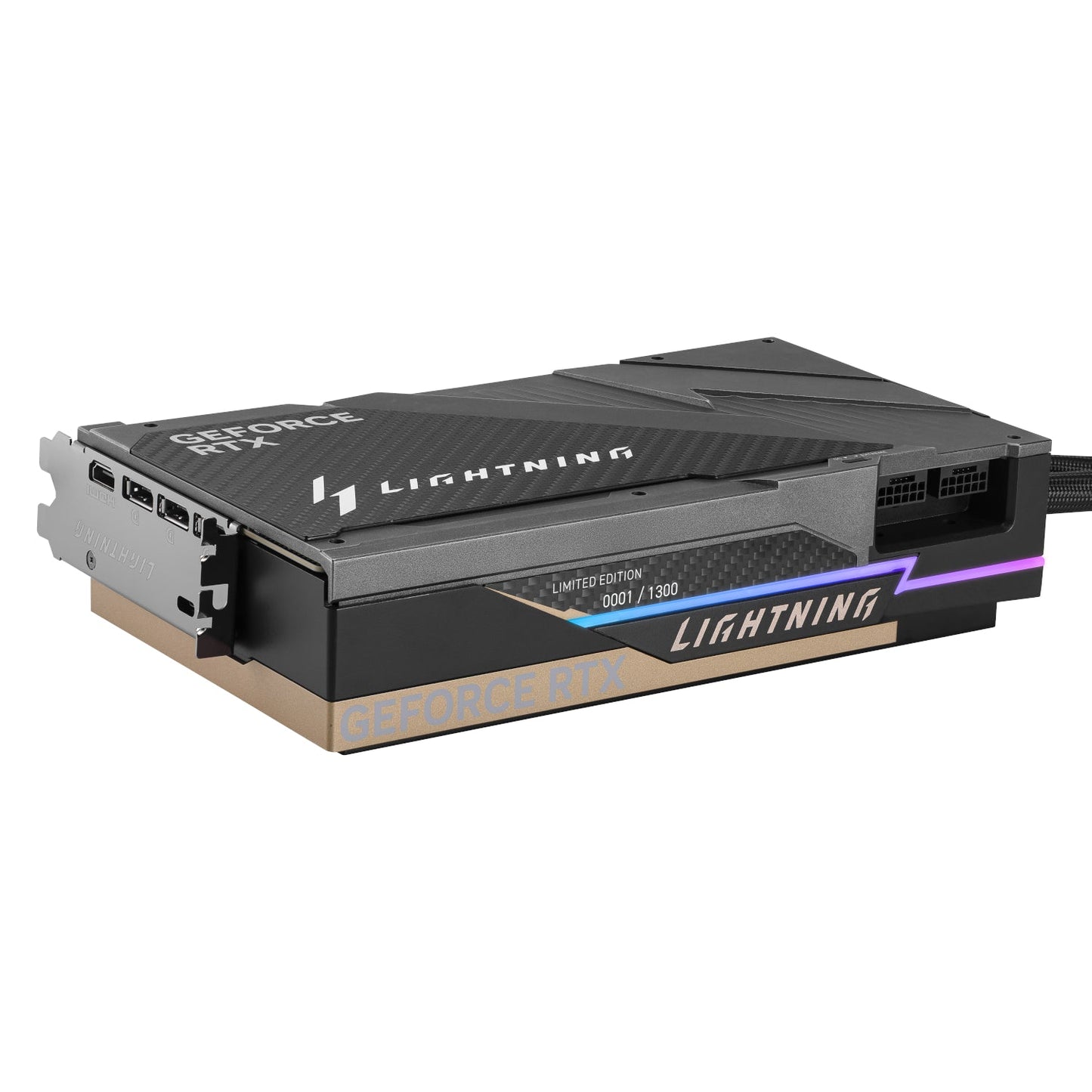 MSI GeForce RTX 5090 32G LIGHTNING Z LCD Liquid Cooled Graphics Card | dynacor.co.za