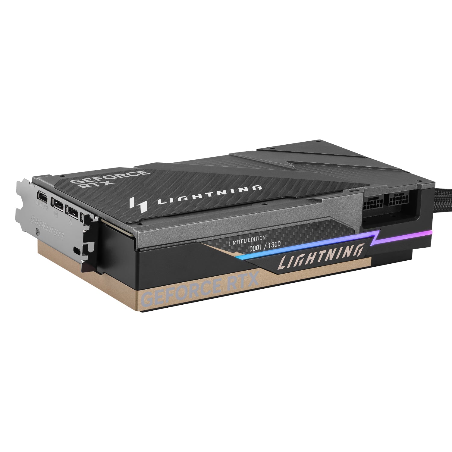MSI GeForce RTX 5090 32G LIGHTNING Z LCD Liquid Cooled Graphics Card | dynacor.co.za