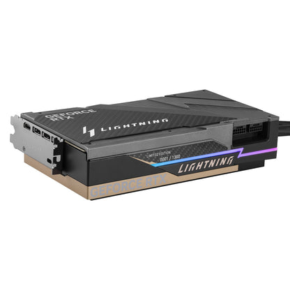 MSI GeForce RTX 5090 32G LIGHTNING Z LCD Liquid Cooled Graphics Card | dynacor.co.za