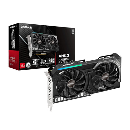 ASRock Radeon™ RX 9060 XT Challenger 16GB OC Graphics Card (RDNA™ 4, PCIe 5.0) | dynacor.co.za