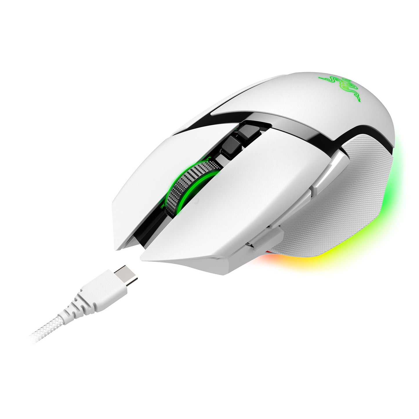 RAZER Basilisk V3 Pro White Edition Wireless Gaming Mouse | dynacor.co.za