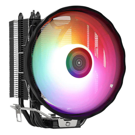 Aerocool Rave 4 ARGB CPU Air Cooler - Aluminum - (TDP) up to 130W - LGA 1700/1200/115X AM4/AM5. | dynacor.co.za