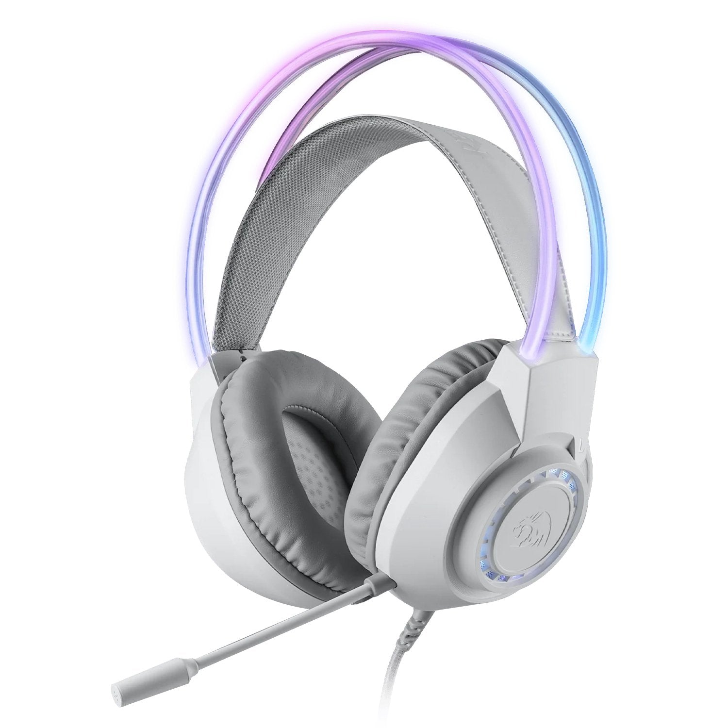 Redragon SCREAM Over-Ear RGB Gaming Headset - White | dynacor.co.za