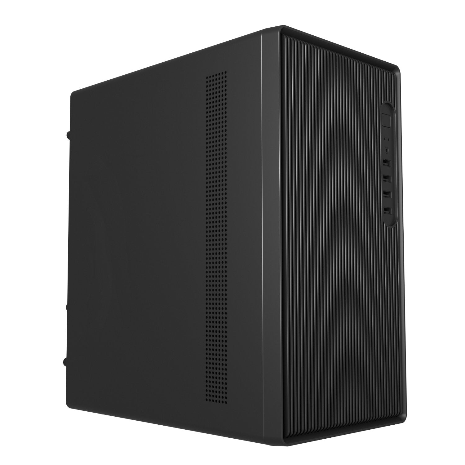 FSP S120 M-ATX Mid Tower Desktop Chassis - Black | dynacor.co.za