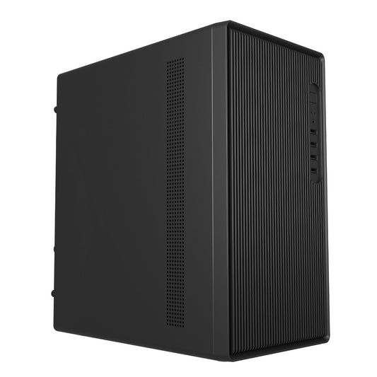 FSP S120 M-ATX Mid Tower Desktop Chassis - Black | dynacor.co.za