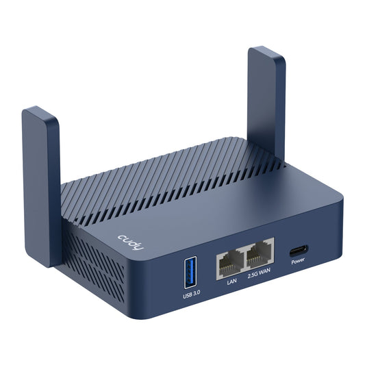 Cudy AX3000 2.5G Wi-Fi 6 Mini VPN Travel Router (TR3000) | dynacor.co.za