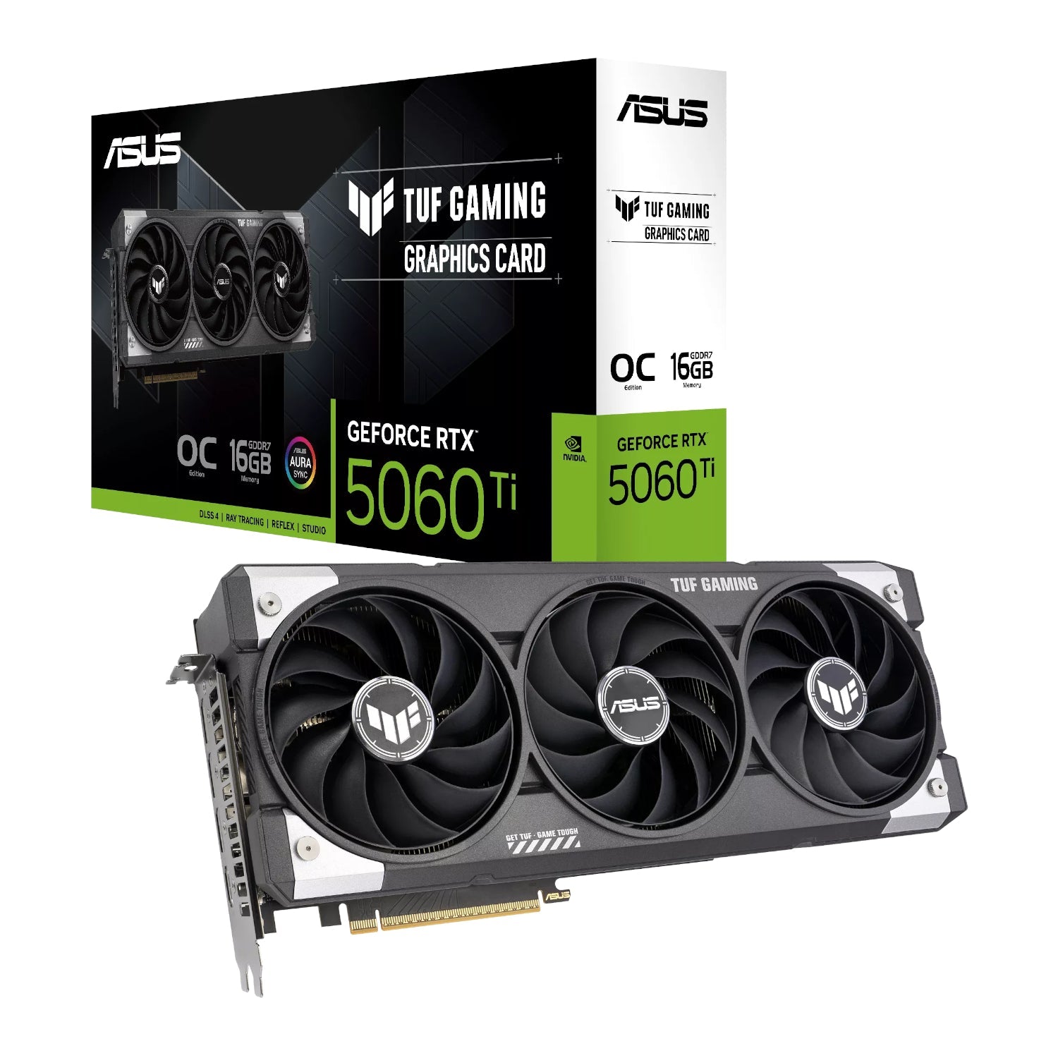 ASUS TUF Gaming GeForce RTX 5060 Ti 16GB GDDR7 OC Edition Graphics Card | dynacor.co.za