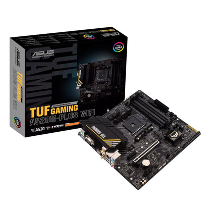 ASUS TUF Gaming A520M-PLUS WiFi AM4 M-ATX Gaming Motherboard | dynacor.co.za