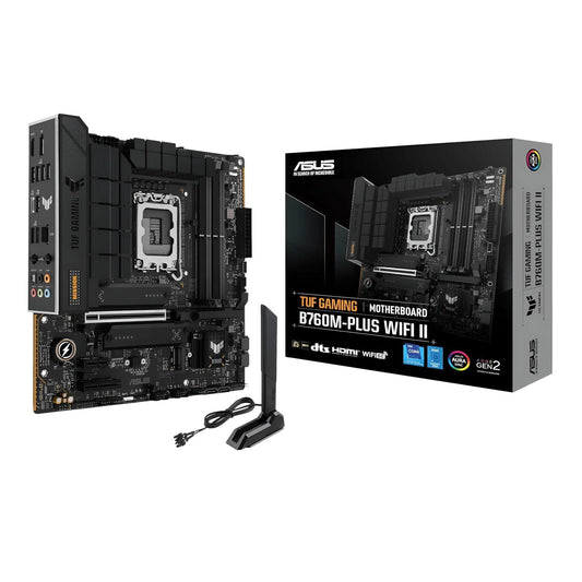 Asus TUF Gaming B760M-PLUS WIFI II - mATX Motherboard | dynacor.co.za