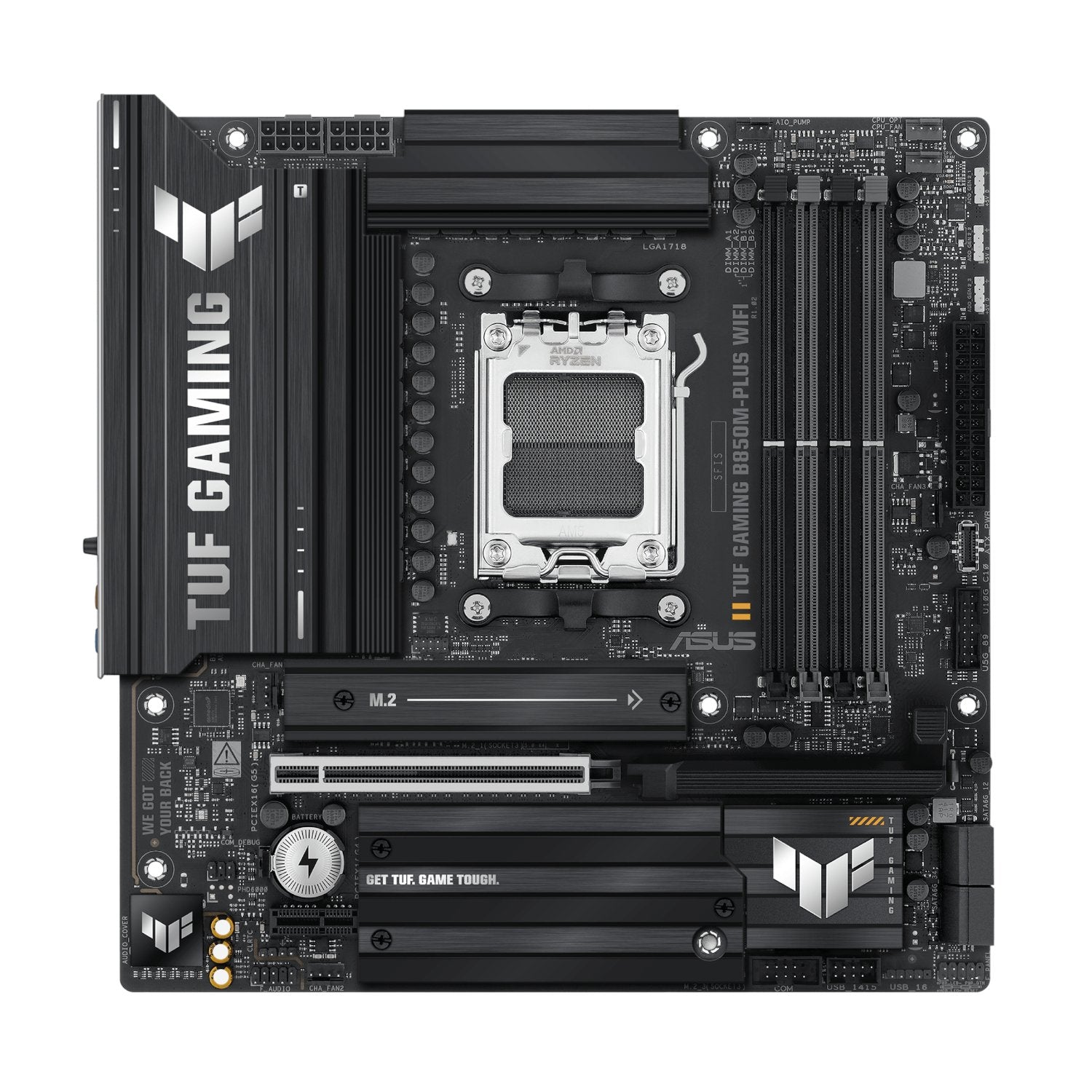 Asus TUF Gaming B850M-PLUS WIFI AM5 Micro ATX Gaming Motherboard | dynacor.co.za