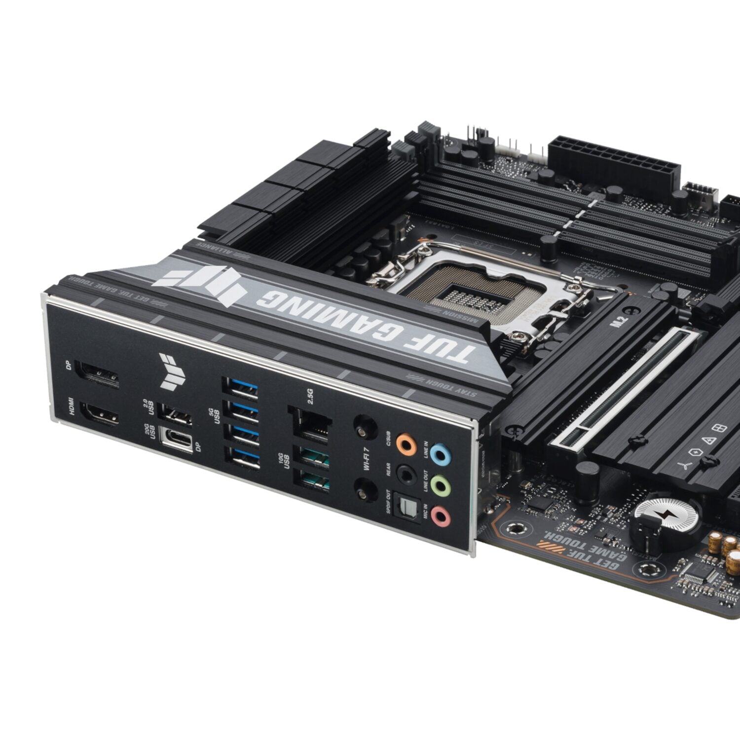 Asus TUF Gaming B860M-Plus Wi-Fi M-ATX Motherboard – Intel LGA1851, DDR5, PCIe 5.0. Wi-Fi 7 | dynacor.co.za