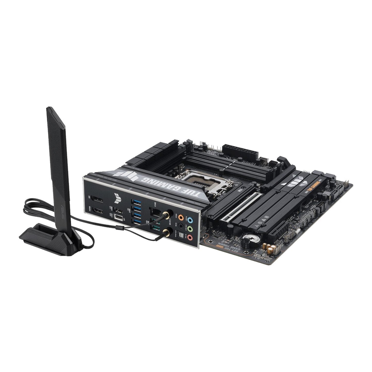 Asus TUF Gaming B860M-Plus Wi-Fi M-ATX Motherboard – Intel LGA1851, DDR5, PCIe 5.0. Wi-Fi 7 | dynacor.co.za