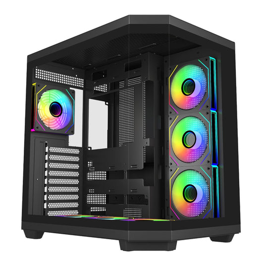 FSP U580 ARGB ATX Ultra Tower Gaming Chassis - Black | dynacor.co.za