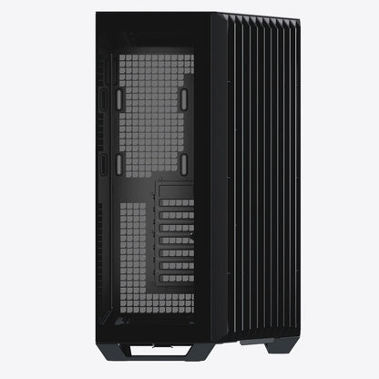 Aerocool APNX V1 premium Black mid-tower ATX case -Supports up to 10 fans -  6x2.5'' or 2x 3.5'' - 360mm radiator; 4 fans +Hub | dynacor.co.za