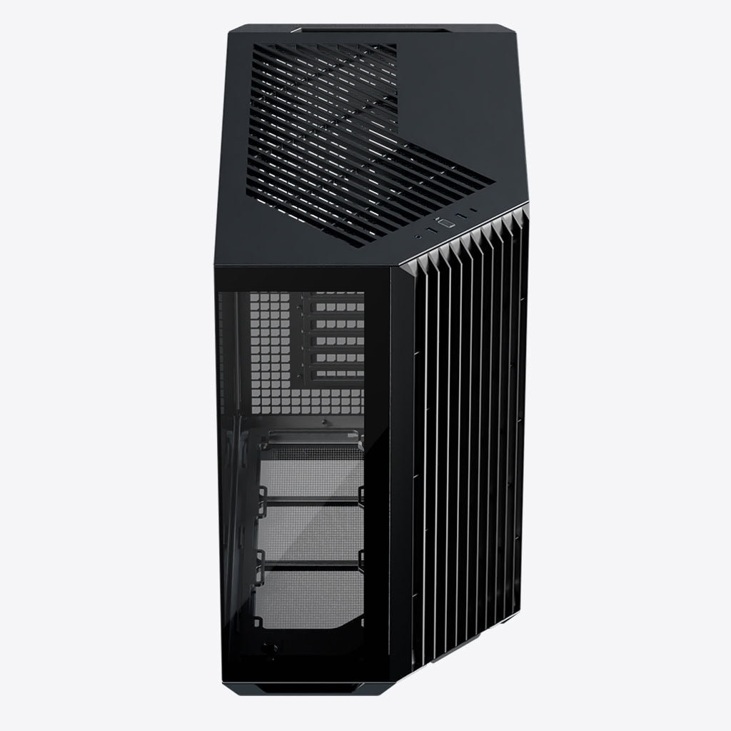 Aerocool APNX V1 premium Black mid-tower ATX case -Supports up to 10 fans -  6x2.5'' or 2x 3.5'' - 360mm radiator; 4 fans +Hub | dynacor.co.za