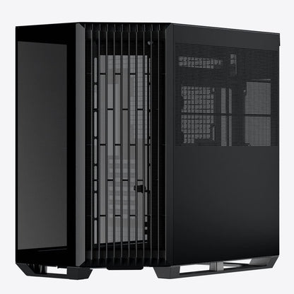 Aerocool APNX V1 premium Black mid-tower ATX case -Supports up to 10 fans -  6x2.5'' or 2x 3.5'' - 360mm radiator; 4 fans +Hub | dynacor.co.za
