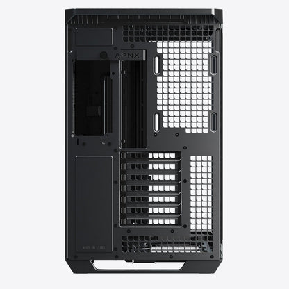 Aerocool APNX V1 premium Black and Wood mid-tower ATX case -Supports up to 10 fans -  6x2.5'' or 2x 3.5'' - 360mm radiator - | dynacor.co.za