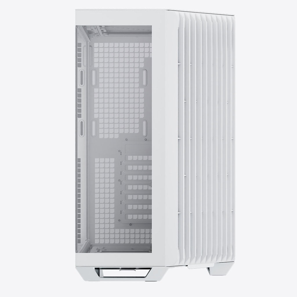 Aerocool APNX V1 premium White mid-tower ATX case -Supports up to 10 fans -  6x2.5'' or 2x 3.5'' - 360mm radiator - 4 fans + Hub | dynacor.co.za