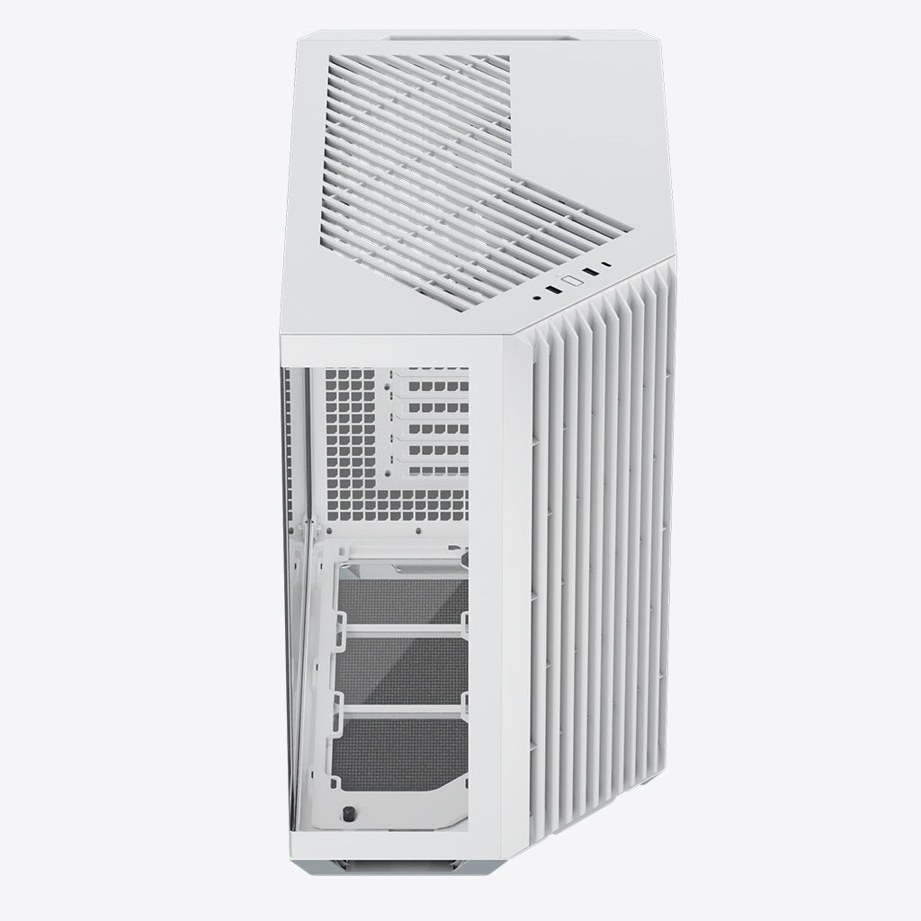 Aerocool APNX V1 premium White mid-tower ATX case -Supports up to 10 fans -  6x2.5'' or 2x 3.5'' - 360mm radiator - 4 fans + Hub | dynacor.co.za