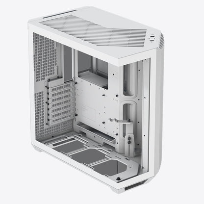 Aerocool APNX V1 premium White mid-tower ATX case -Supports up to 10 fans -  6x2.5'' or 2x 3.5'' - 360mm radiator - 4 fans + Hub | dynacor.co.za