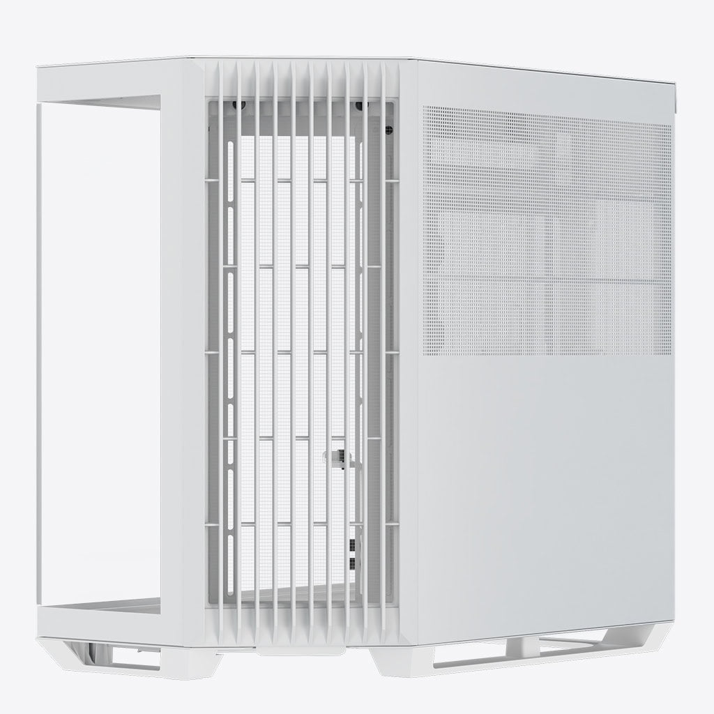 Aerocool APNX V1 premium White mid-tower ATX case -Supports up to 10 fans -  6x2.5'' or 2x 3.5'' - 360mm radiator - 4 fans + Hub | dynacor.co.za