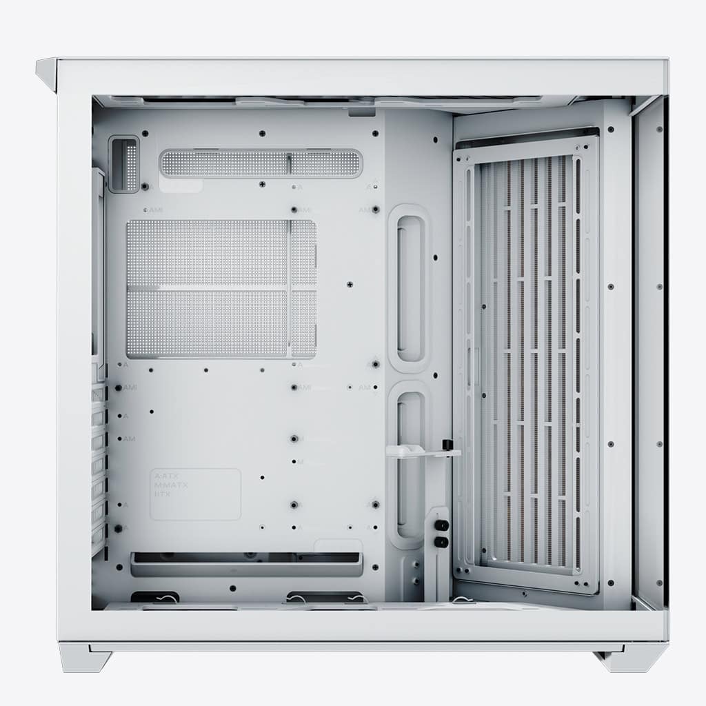 Aerocool APNX V1 premium White and Wood mid-tower ATX case -Supports up to 10 fans -  6x2.5'' or 2x 3.5'' - 360mm radiator - | dynacor.co.za