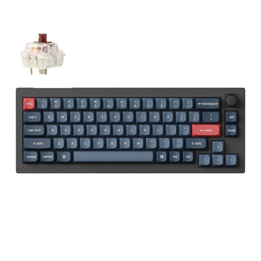Keychron V2 Max 65% RGB Mechanical Keyboard - Gateron Jupiter Brown | dynacor.co.za