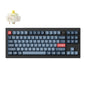 Keychron V3 Max QMK/VIA 80% Wireless Custom Mechanical Keyboard (Banana Switch) – Carbon Black | dynacor.co.za