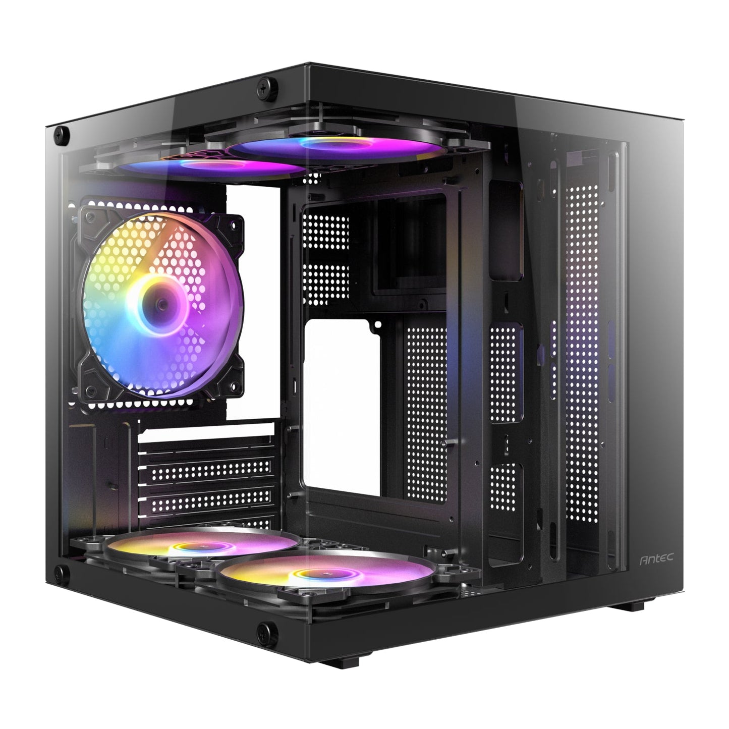 Antec VCX10M ARGB Micro-ATX | ITX Mini-Tower Gaming Chassis - Black | dynacor.co.za