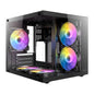 Antec VCX20M RGB Elite Micro-ATX | ITX Mini-Tower Gaming Chassis - Black | dynacor.co.za