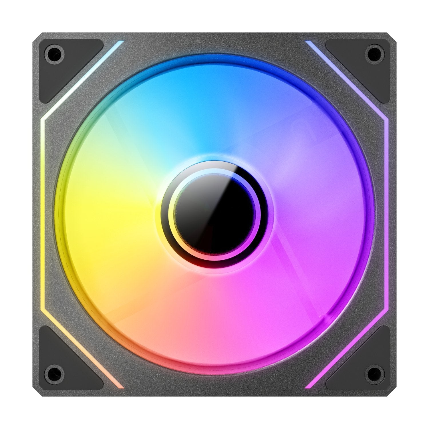 Antec VISION PWM 120mm ARGB Reverse Infinity Mirror Case Fan 3 Pack Black | dynacor.co.za