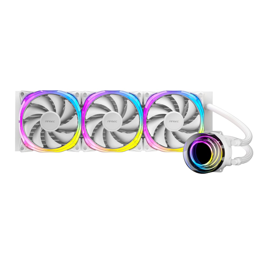 Antec VORTEX 360mm ARGB Liquid CPU Cooler - White | dynacor.co.za