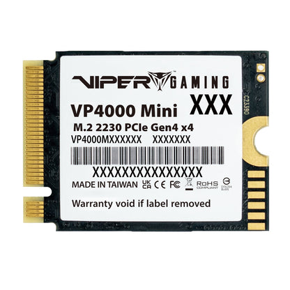 Patriot Viper VP4000 Mini 500GB M.2 2230 PCIe Gen4x4 SSD | dynacor.co.za