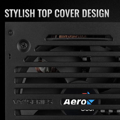 Aerocool VX PLUS 600W  PSU - ATX 24 PIN; 1x 4+4PIN CPU; 4x SATA; 3x PATA; 1x PCIe 6+2PIN | dynacor.co.za