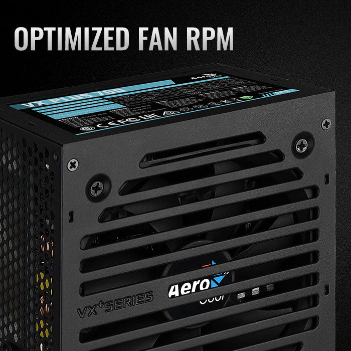 Aerocool VX PLUS 700W  PSU - ATX 24 PIN; 1x 4+4PIN CPU; 6x SATA; 3x PATA; 1x PCIe 6+2PIN | dynacor.co.za