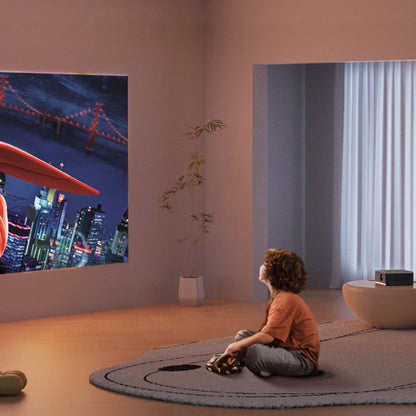 WANBO X5 Pro Full HD Smart Projector (1080p, 1100 ANSI Lumens, Android TV, ASA 3.0, 5GHz Wi-Fi, Autofocus) | dynacor.co.za