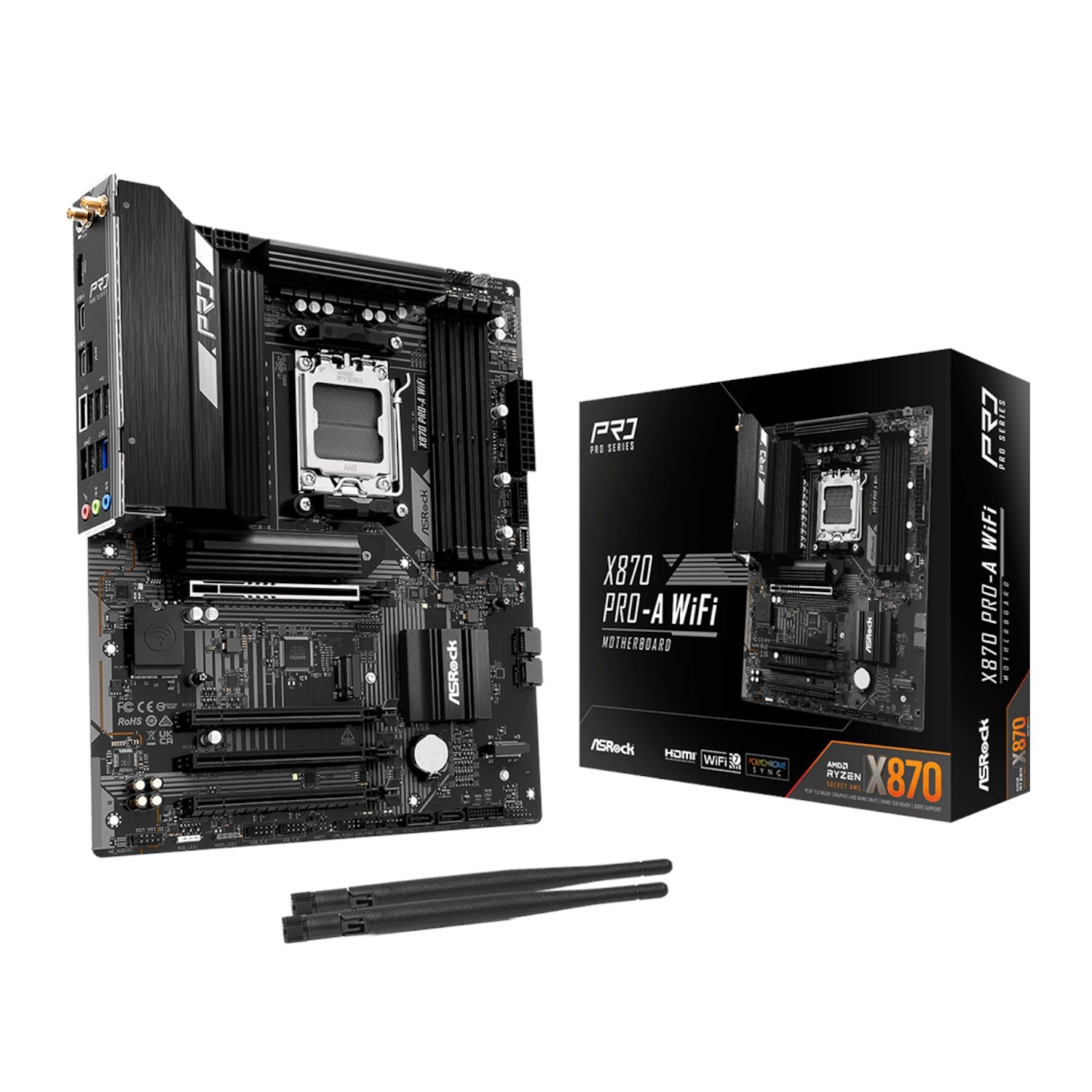 ASRock X870 A-Pro WiFi AMD AM5 ATX Gaming Motherboard | dynacor.co.za
